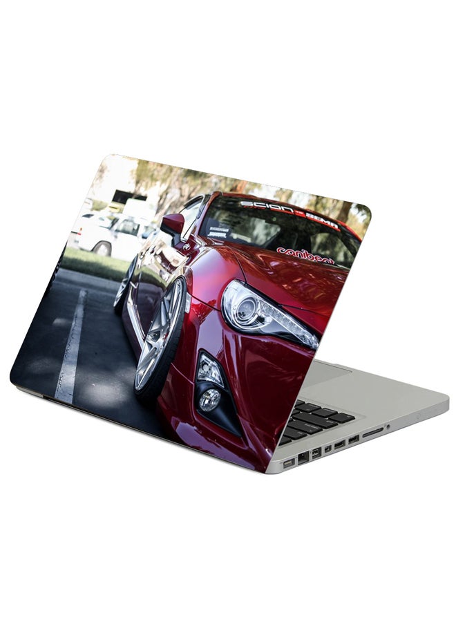 Fast Print Supercars Carbon Fiber Koenig egg Printed Laptop Sticker Multicolour