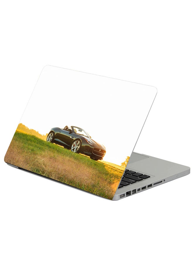 Fast Print Jaguar F-Type V8 S Printed Laptop Sleeve Multicolour