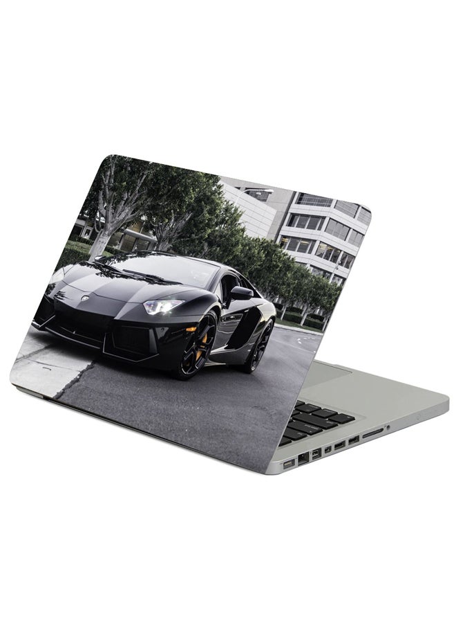 Lp700-4 Lamborghini Aventador Printed Laptop Sleeve Multicolour