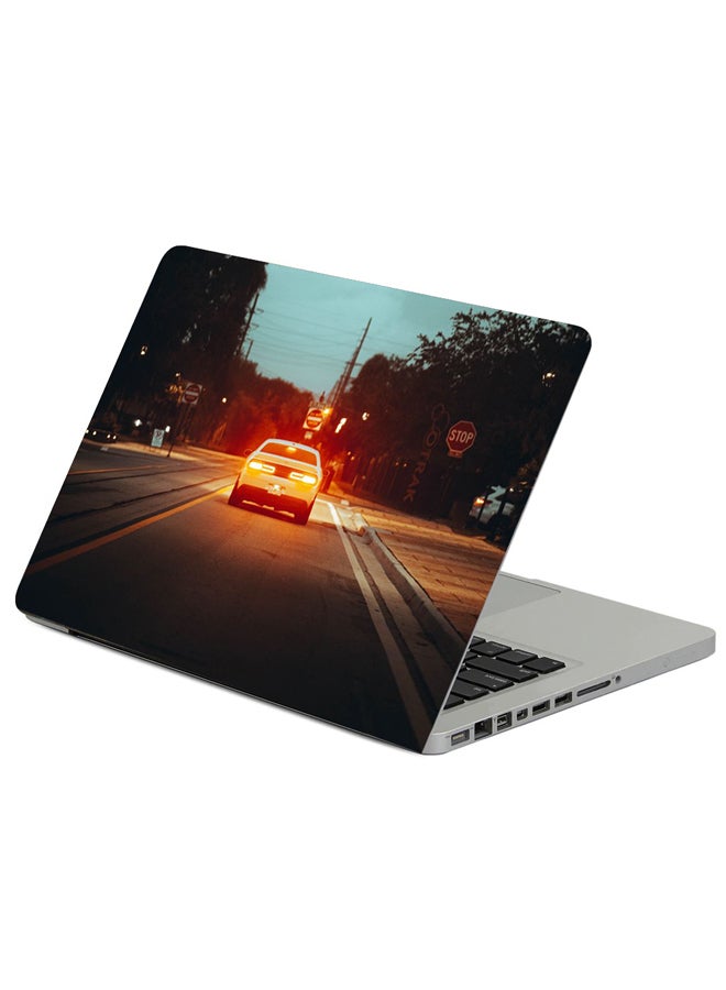 Car Road Light Printed Laptop Sleeve Multicolour