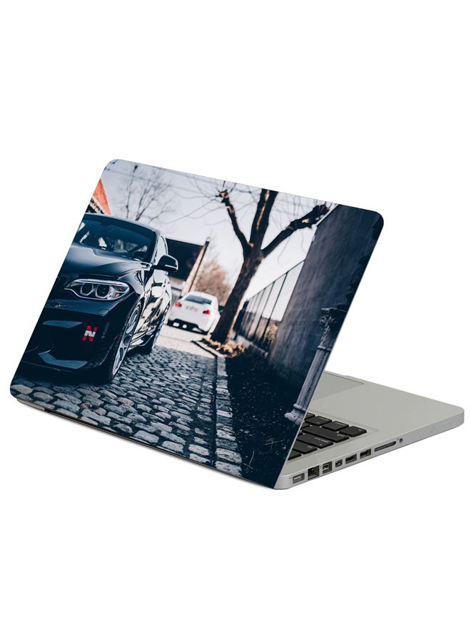 Fast Print - Machine Front View Black Printed Laptop Sleeve Multicolour - Image 1
