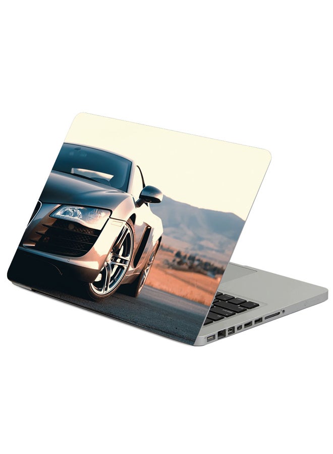 فاست برينت حافظة لابتوب بطبعة سيارة أودي R8 متعدد الألوان