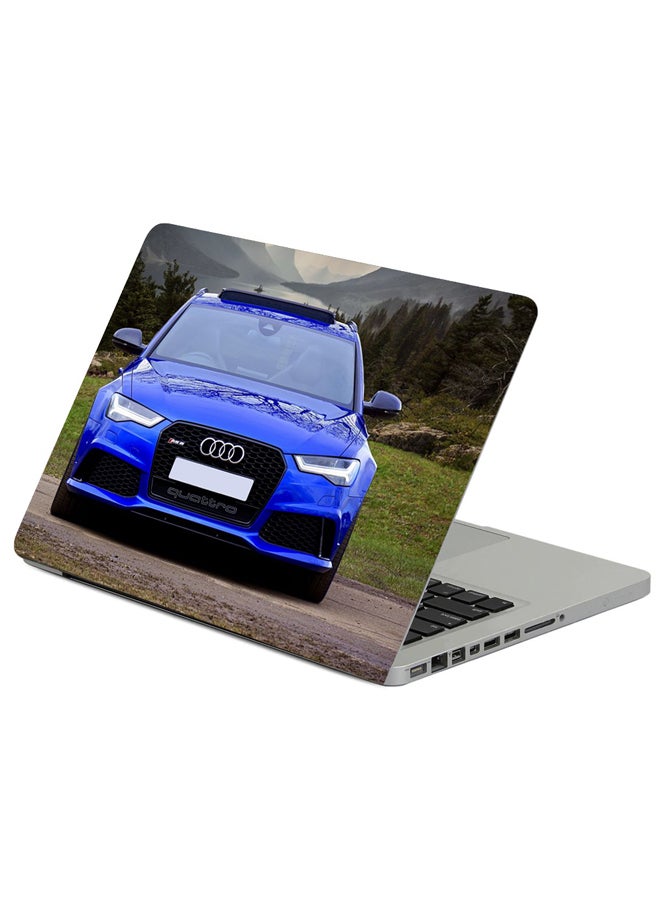 Audi Rs6 Audi Car Printed Laptop Sticker Multicolour