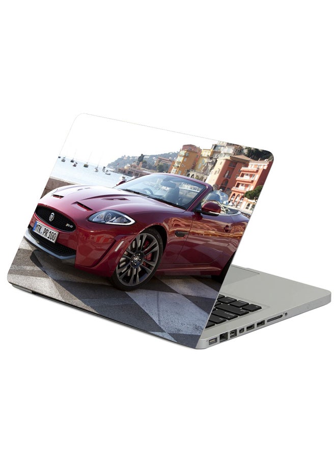 Fast Print Jaguar Xkr-S Convertible Printed Laptop Sleeve Multicolour