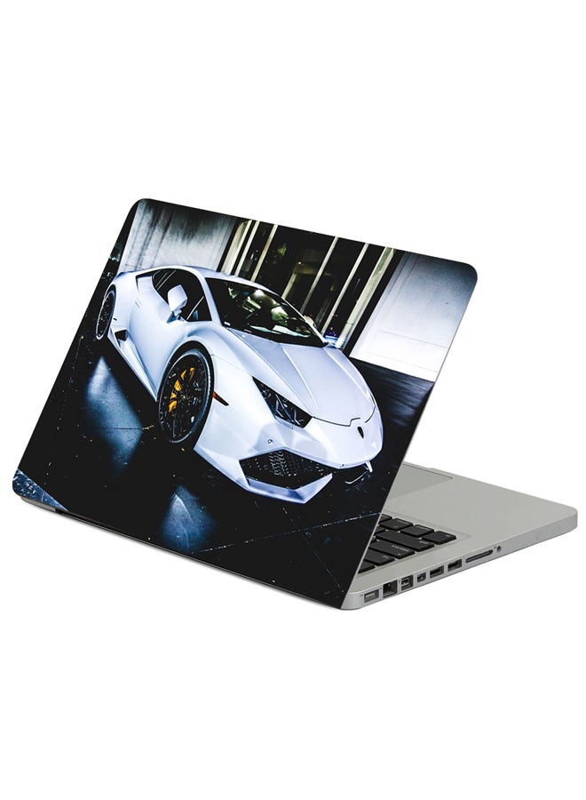 فاست برينت ملصق لابتوب بطبعة جانبية لسيارة رياضية متعدد الألوان