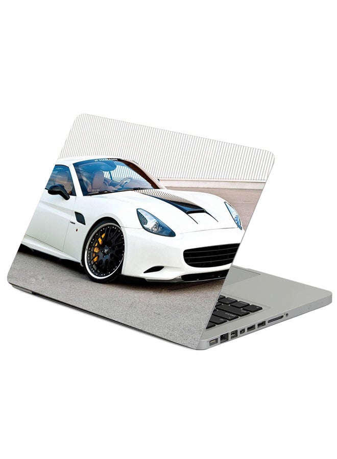 Fast Print Ferrari Cars California Printed Laptop Sleeve Multicolor