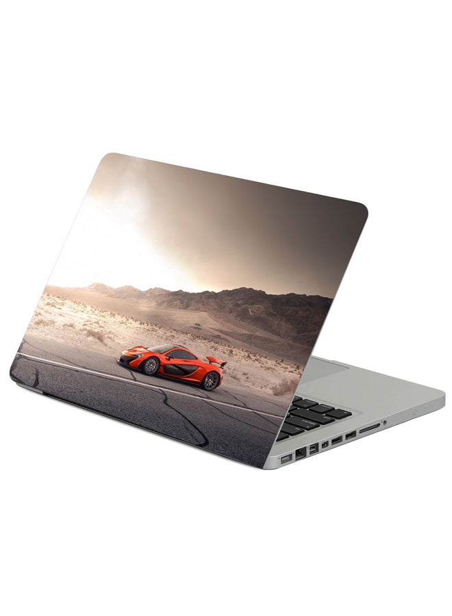 Mclaren P1 Side View Printed Laptop Sleeve Multicolor