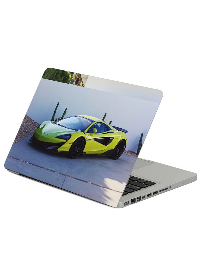 فاست برينت حافظة لابتوب بطبعة منظر أمامي لسيارة رياضية متعدد الألوان