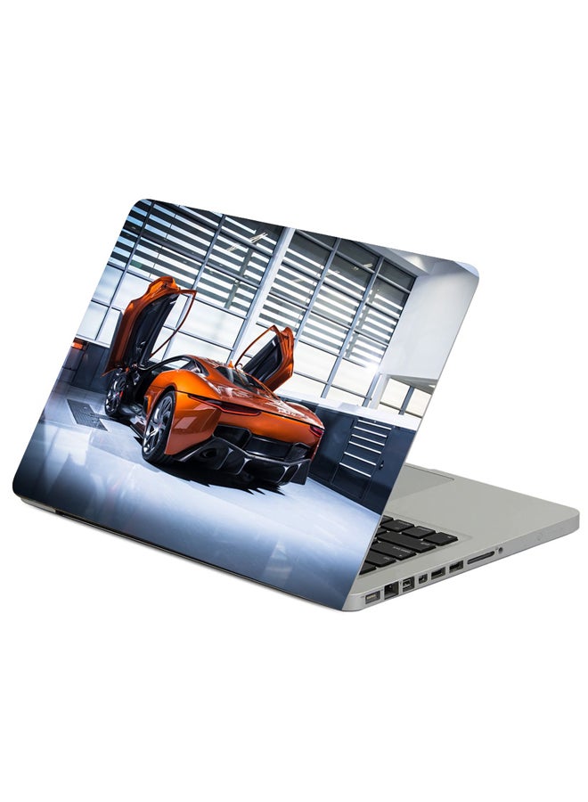 Fast Print Jaguar C-X75 Sports Car Printed Laptop Sleeve Multicolour