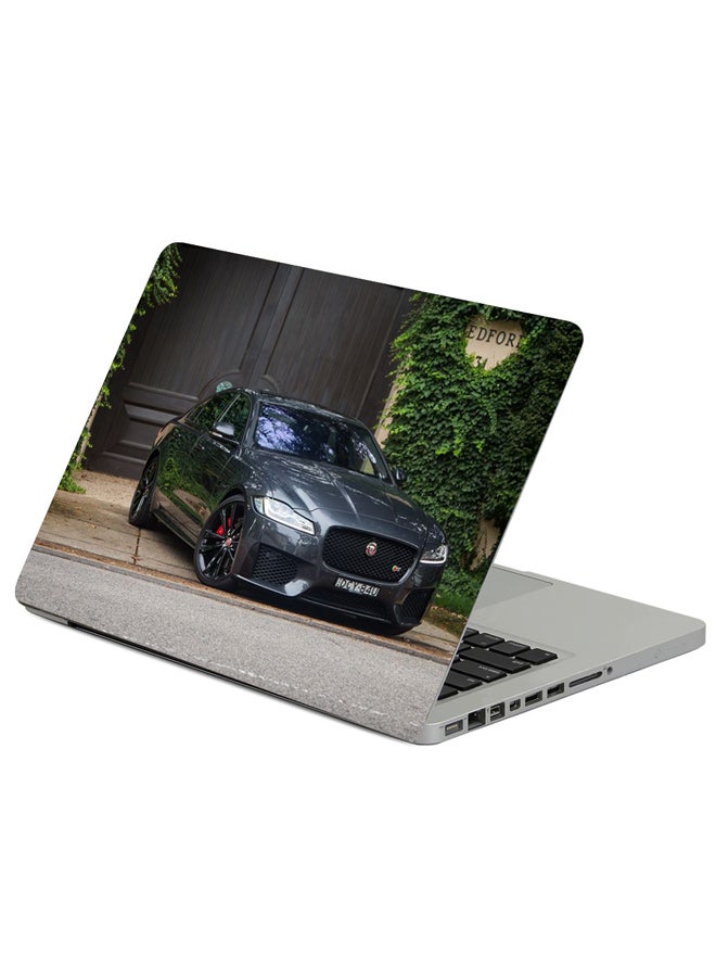Fast Print Jaguar Xf Side View Printed Laptop Sleeve Multicolour