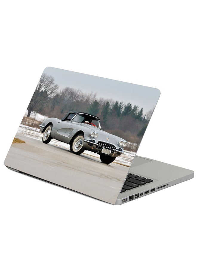 فاست برينت حافظة لابتوب بتصميم لسيارة شيفروليه كورفيت متعدد الألوان