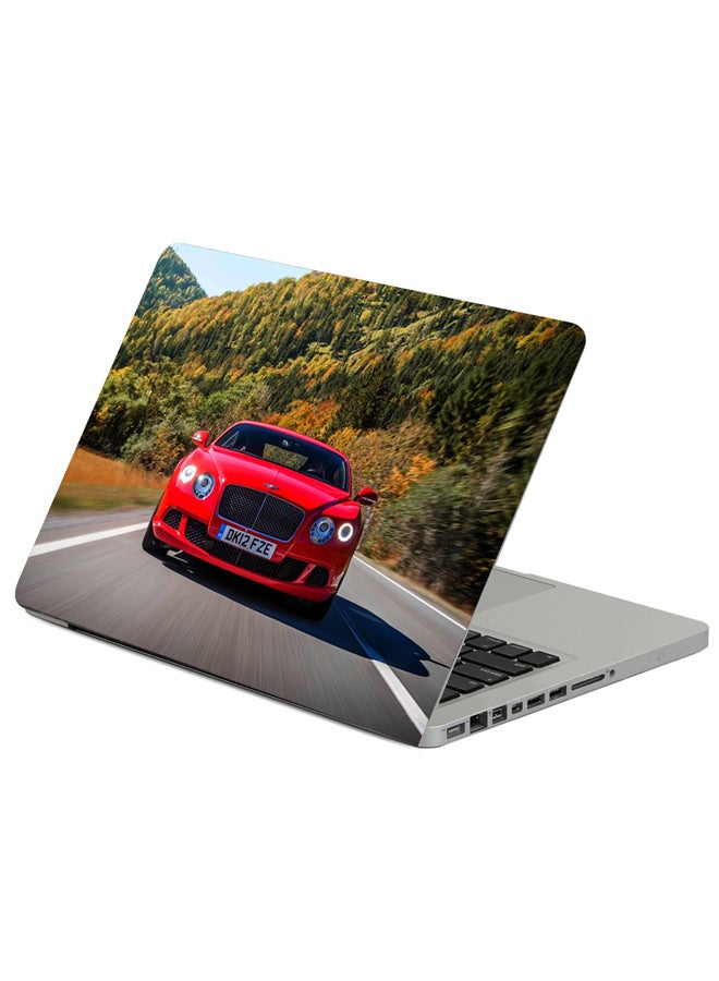 Bentley Continental Gt Printed Laptop Sleeve Multicolour