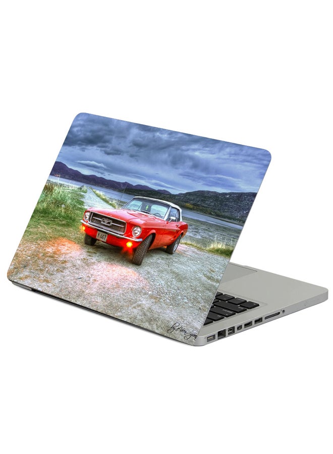 Fast Print Ford Mustang Hdr Printed Laptop Sleeve Multicolour