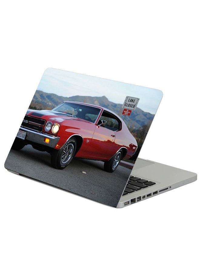حافظة لابتوب بطبعة سيارة شيفروليه شيفيل SS متعدد الألوان