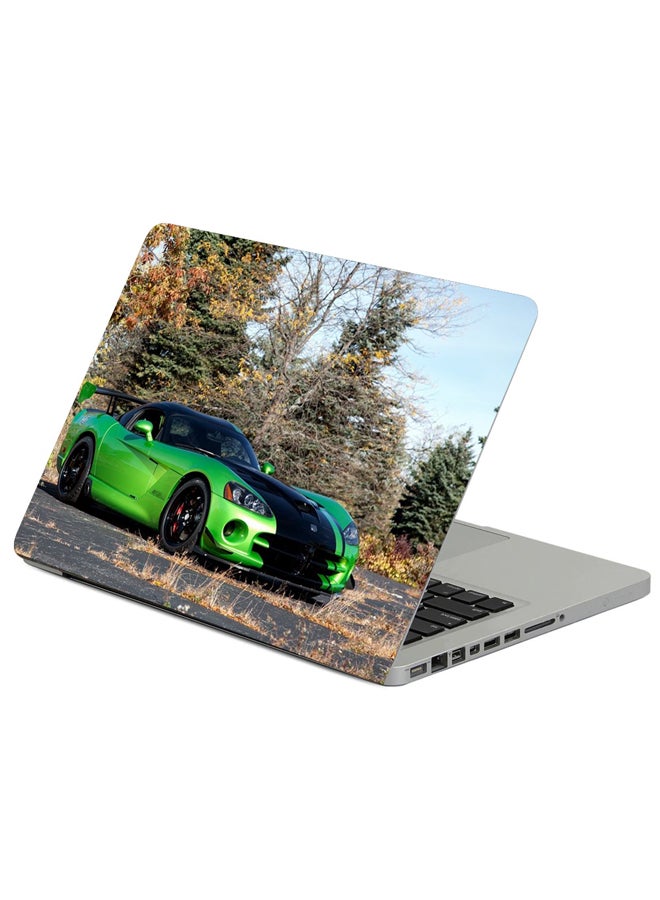 Fast Print Dodge Viper Acr Snakeskin Edition Printed Laptop Sleeve Multicolour 