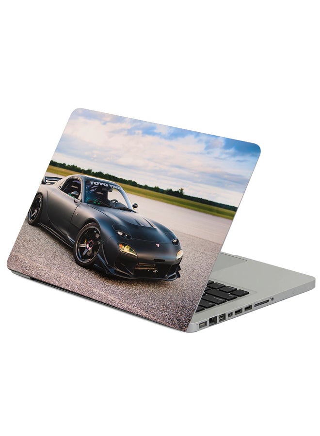 Fast Print Mazda Rx-7 Tuning Printed Laptop Sticker Multicolour