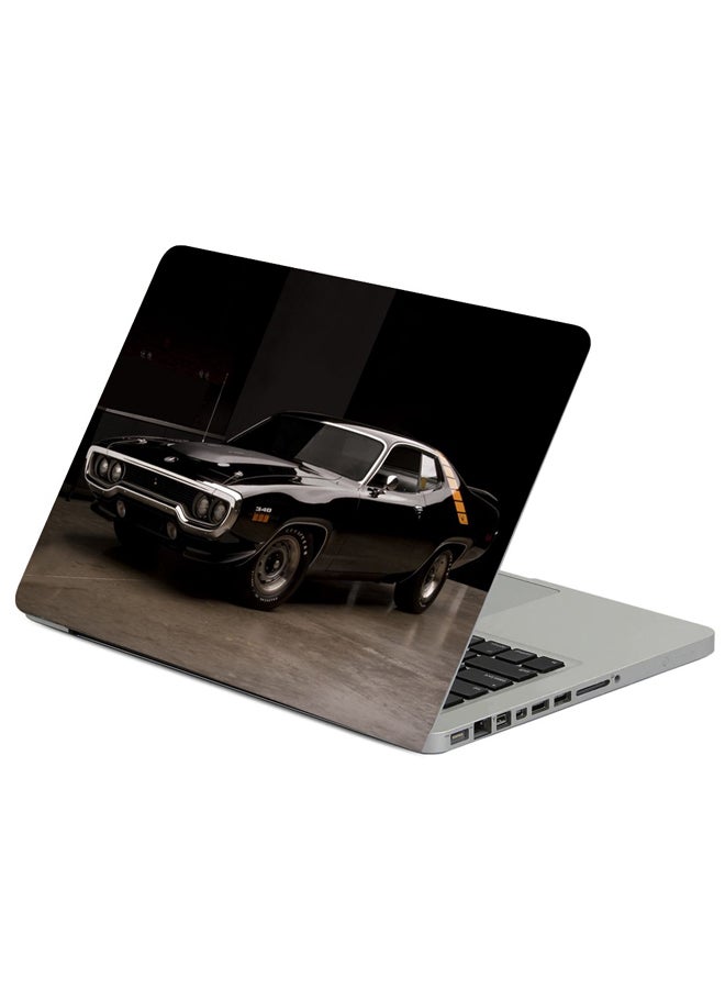 حافظة لابتوب بطبعة سيارة بلايموث رود رنر 340 متعدد الألوان