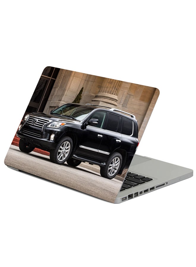 Fast Print Jeep Suv Lexus Printed Laptop Sicker Multicolour