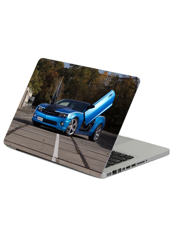 Fast Print Chevrolet Camaro Car Printed Laptop Sleeve Multicolour