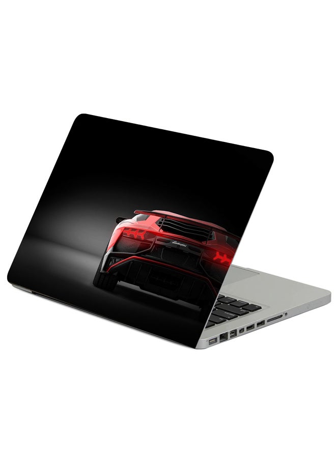 حافظة لابتوب بطبعة سيارة لامبورجيني أفينتادور الرياضية متعدد الألوان