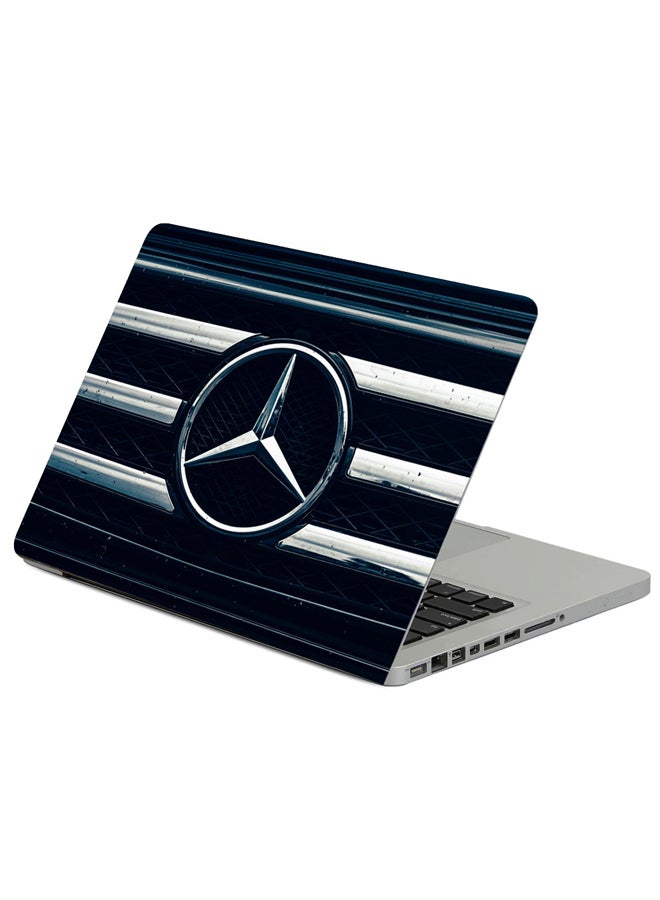 حافظة لابتوب بطبعة شعار سيارة مرسيدس متعدد الألوان