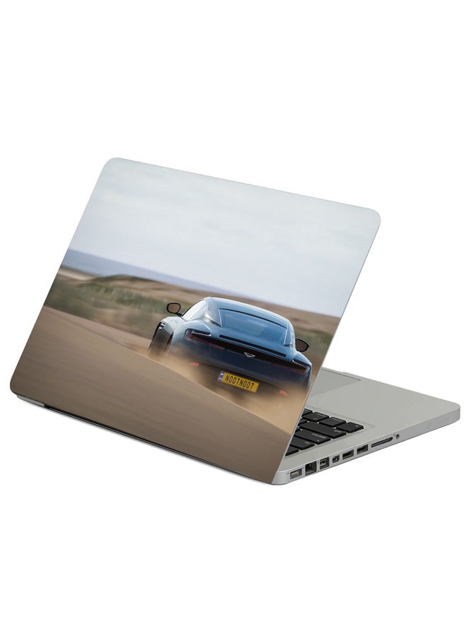 Fast Print Aston Martin Db11 Sports Car Printed Laptop Skin Cover Multicolour