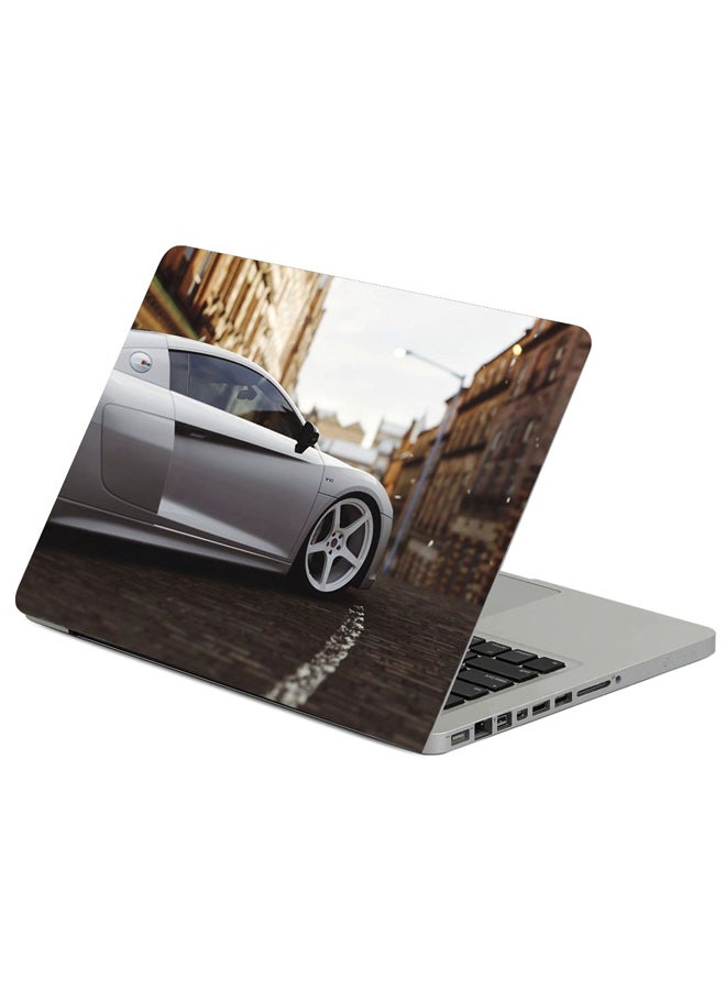 Fast Print Audi R8 Wheel Printed Laptop Sleeve Multicolour