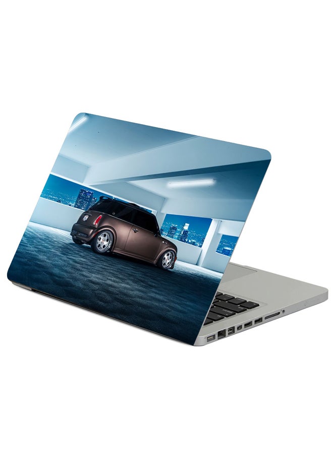 Fast Print Mini Cooper Side View Parking Printed Laptop Sleeve Multicolor 
