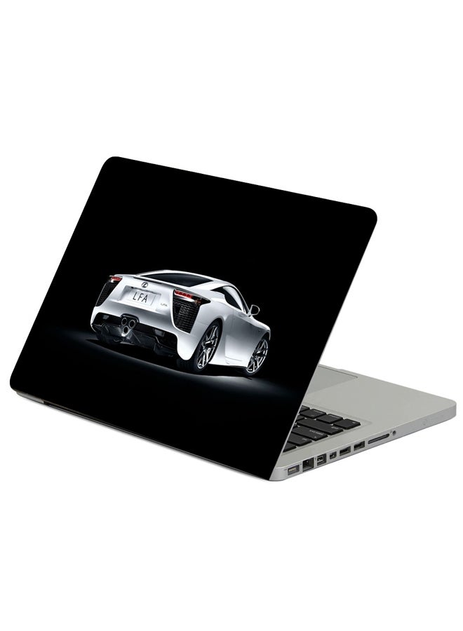 Lexus Lfa White Printed Laptop Sleeve Multicolor