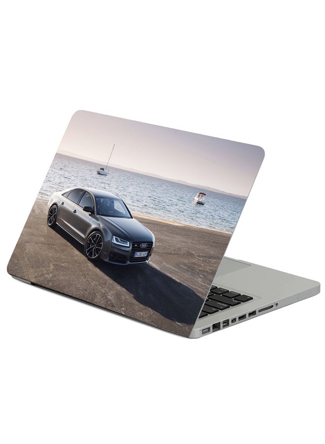 Audi S8 Side View Printed Laptop Sleeve Multicolor