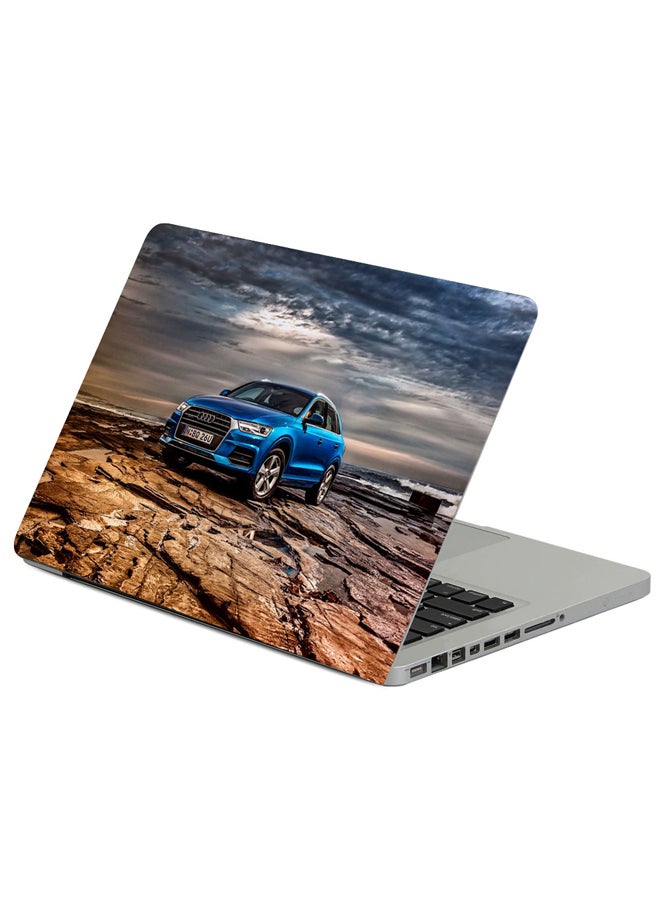 Audi Q3 Tfsi Printed Laptop Sleeve Multicolor