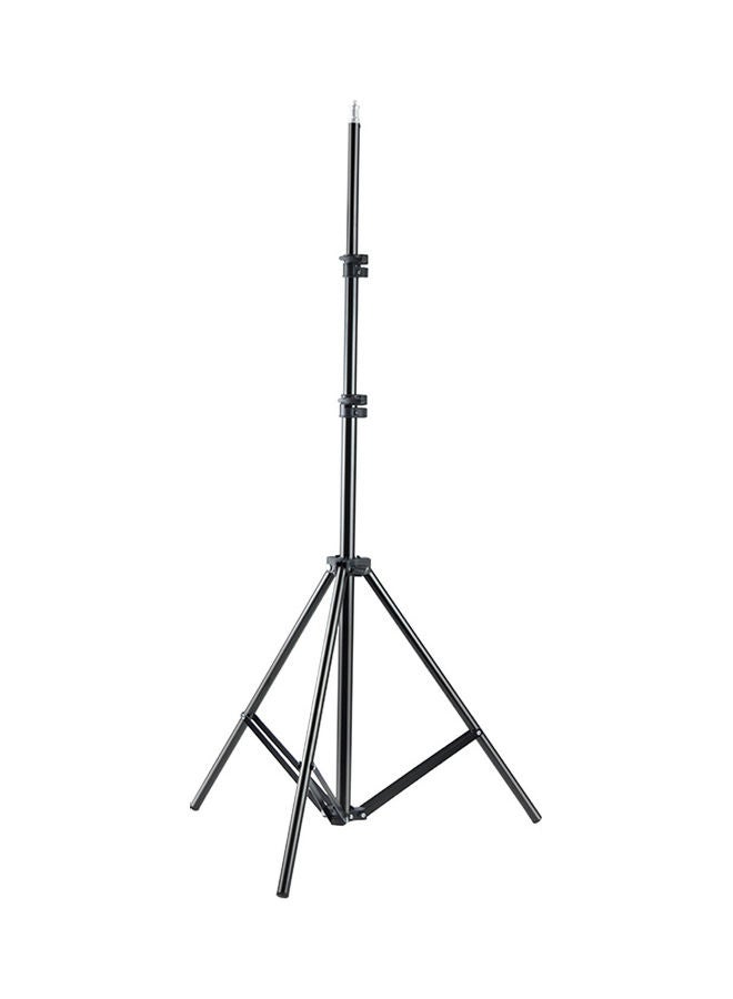 3-Section Photography Light Stand Black  - Image 1