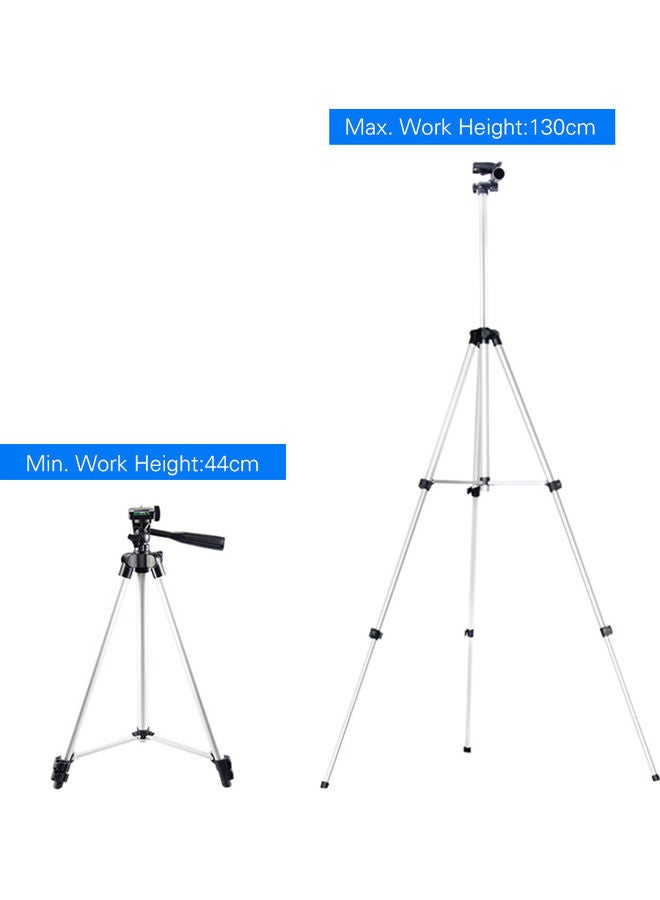 Generic 3-Section Tripod Stand Silver/Black  - Image 3