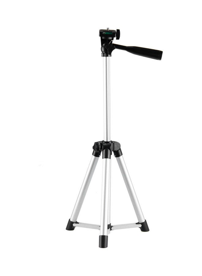 Hight Adjustable Tripod Stand Silver/Black - Image 4