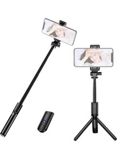 Generic Multifunctional 2-In-1 Selfie Stick Tripod Stand Black  - Image 1