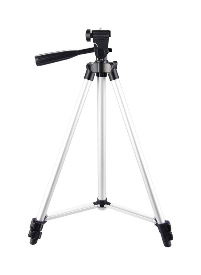 3-Section Tripod Stand Silver/Black - Image 4