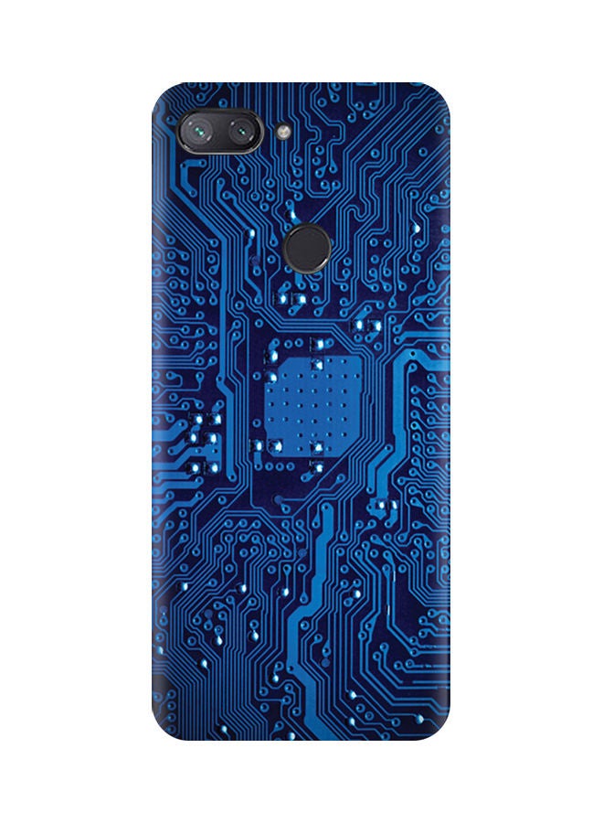 إيه إم سي ديزاين غطاء حماية واقي مزين بطبعة لهاتف شاومي مي 8 لايت أزرق - Image 1