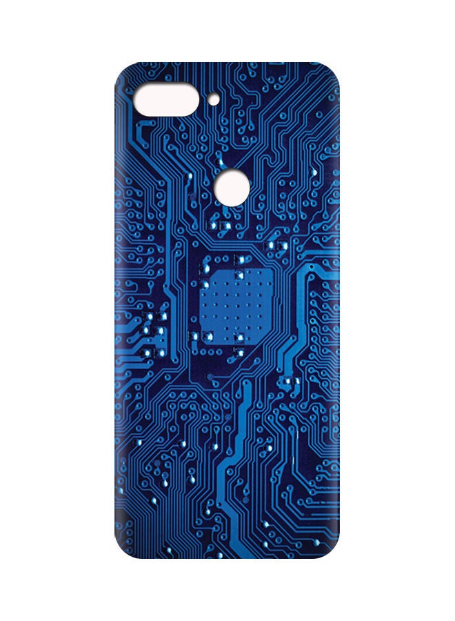 إيه إم سي ديزاين غطاء حماية واقي مزين بطبعة لهاتف شاومي مي 8 لايت أزرق - Image 2