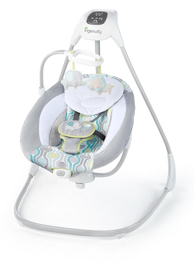 ingenuity Simple Comfort Cradling Swing - Everston - Image 2