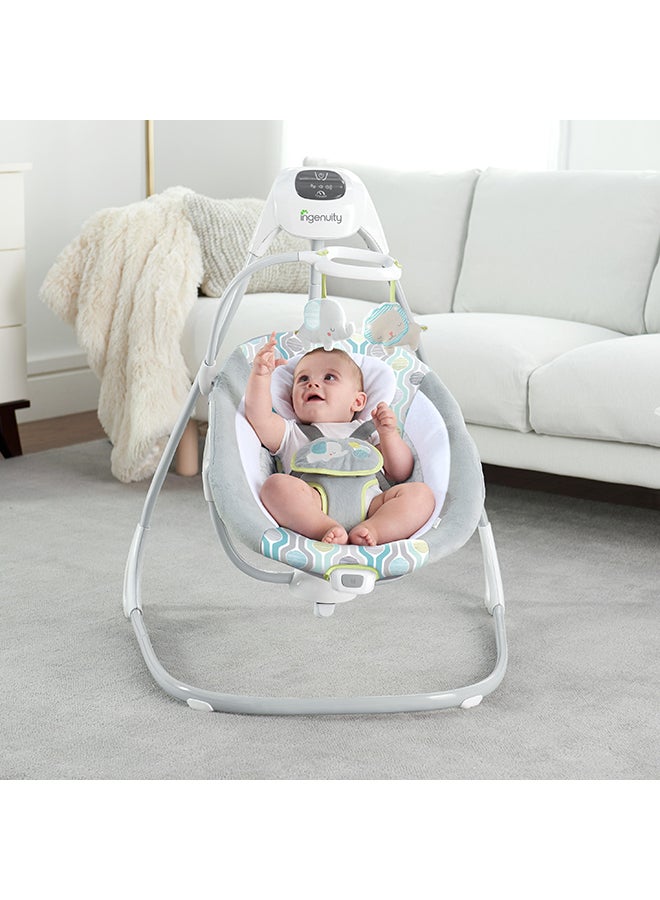 ingenuity Simple Comfort Cradling Swing - Everston - Image 3
