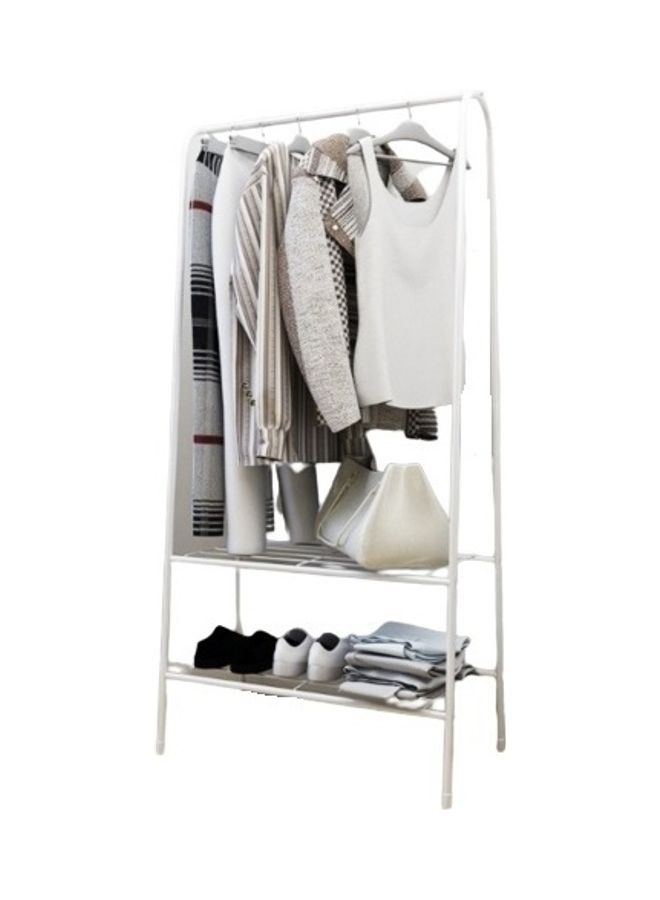 Metal Garment Rack White 60*36*152cm  - Image 1