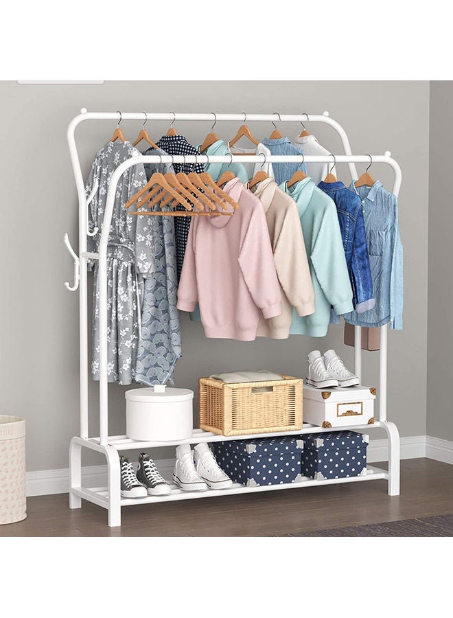 Clothes Organizer And Metal Stand White 130*33*148cm  - Image 2