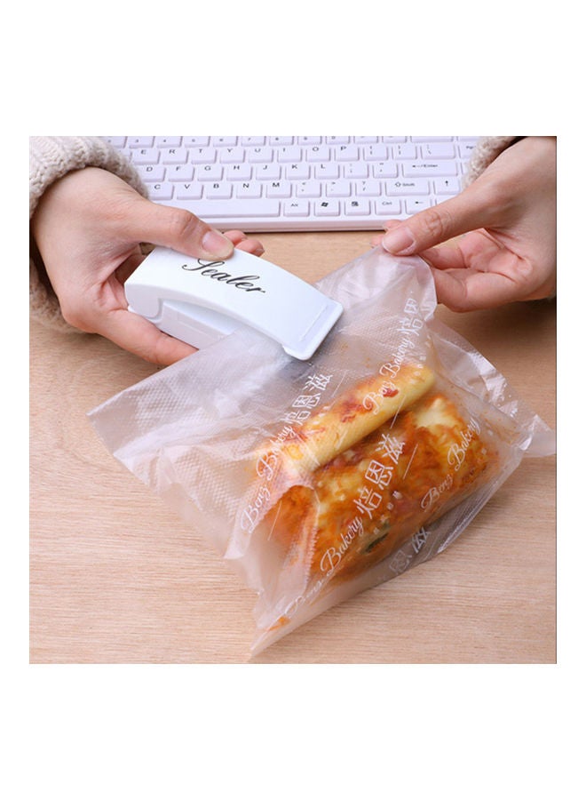 Portable Mini Lastics Pocket Sealing Machine White 11 x 2.5 x 4.5cm - Image 2