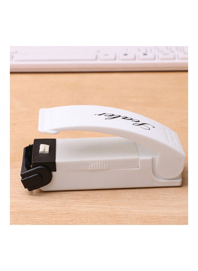Portable Mini Lastics Pocket Sealing Machine White 11 x 2.5 x 4.5cm - Image 4
