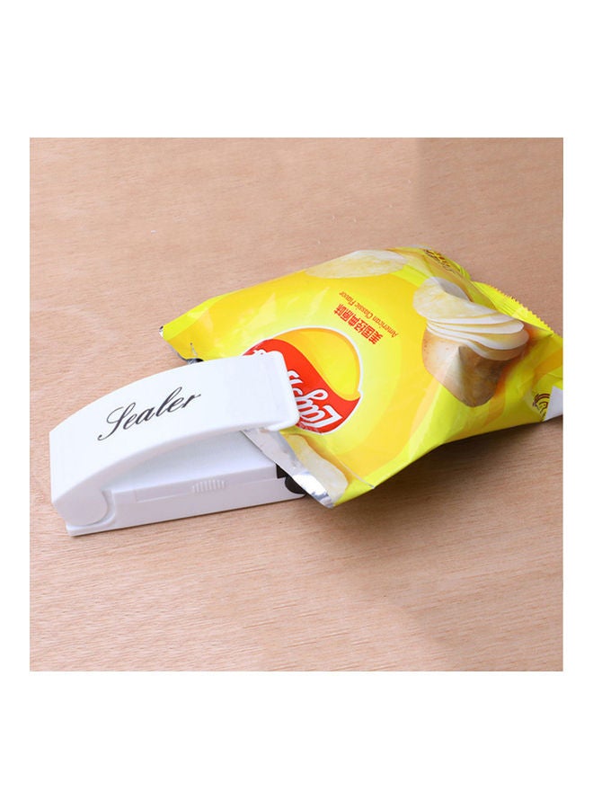 Portable Mini Lastics Pocket Sealing Machine White 11 x 2.5 x 4.5cm - Image 5