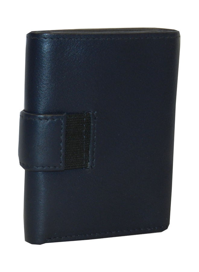 LAVERI LEATHER - Designer Trifold Wallet Black - Image 1