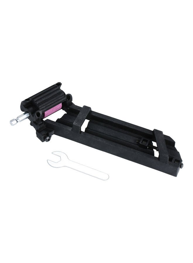Generic Drill Bit Sharpener With Wrench Black 21x3.6x8cm  - Image 1