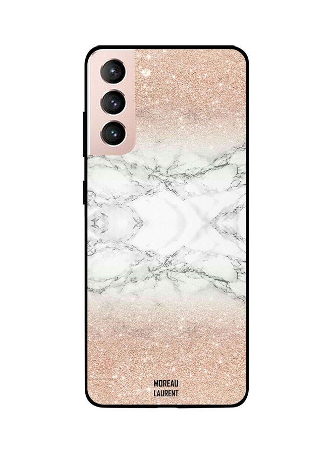 Moreau Laurent Skin Case Cover -for Samsung Galaxy S21 Gold/Grey Gold/Grey - Image 1