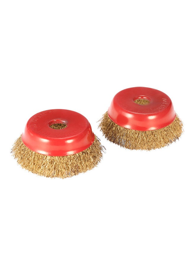 Rotary Steel Wire Brush For Angle Grinder Multicolour - Image 2