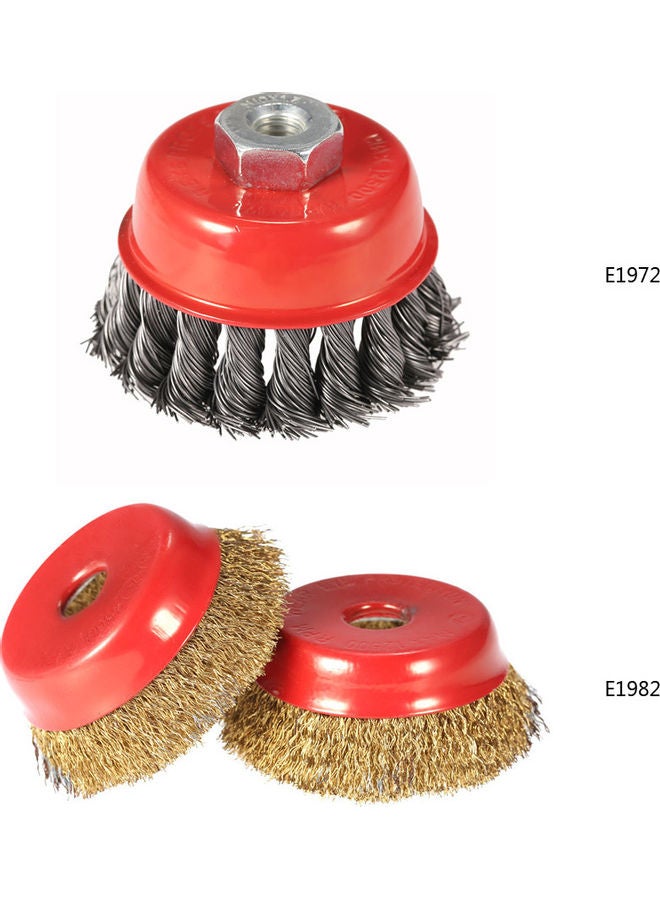 Rotary Steel Wire Brush For Angle Grinder Multicolour - Image 4